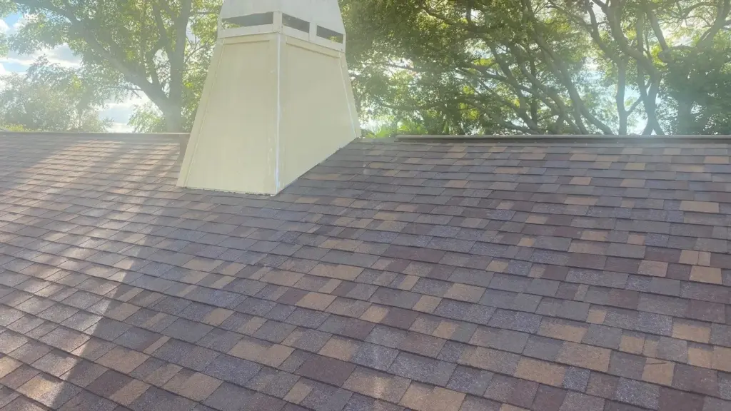 Crew tearing off old roofing during a roof replacement in Riverview, FL