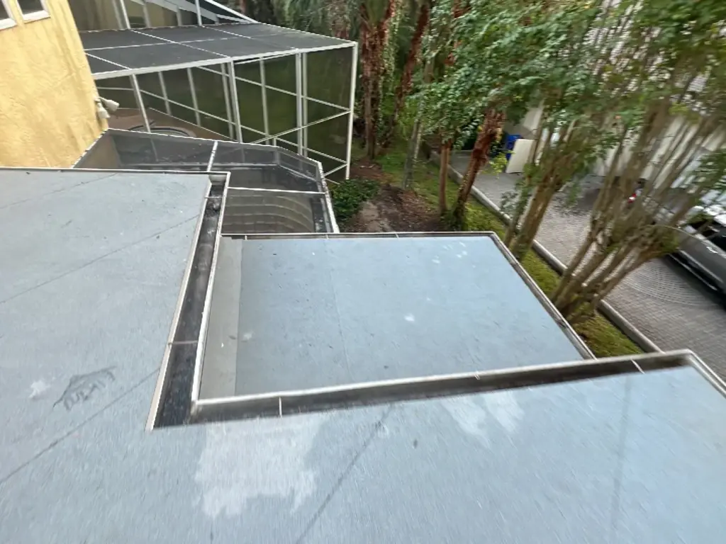 Full roof replacement in progress on a Hillsborough County home