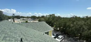 Fresh underlayment installed during a Pinellas County roof replacement