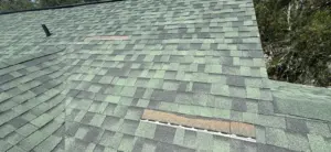 Finished roof replacement on a home in Pinellas County