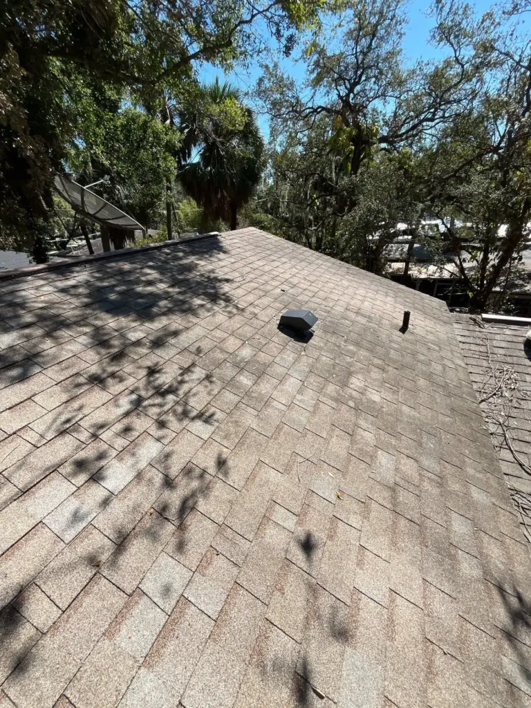 Completed roof replacement on a home in Carrollwood, FL